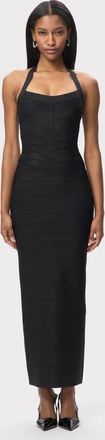 H&eacute;rve L&eacute;ger The Maxine Gown in Black at Nordstrom, Size Xx-Small