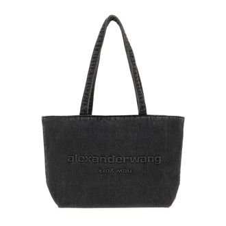 Alexander Wang Punch Medium Tote - female - Alexander Wang - Shopping Bags - Gray - ONE SIZE - Bags