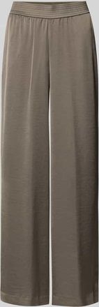 Comma Relaxed Fit Stoffhose mit elastischem Bund in Oliv, Gr&ouml;&szlig;e 38