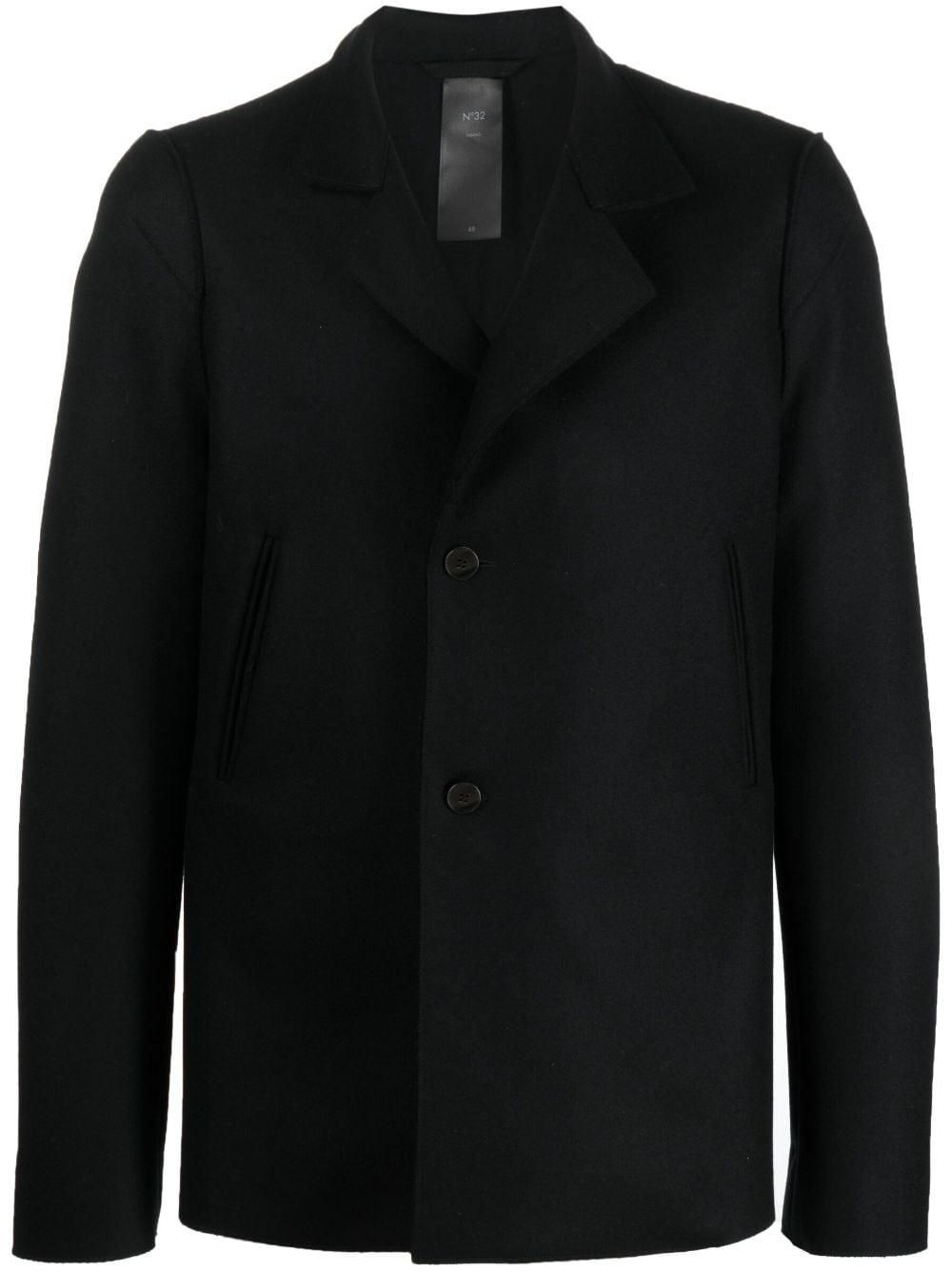 ジャケット SAPIO DOUBLE BREASTED BLAZER JACKET SAPIO double-breasted wool-cotton Blazer | Black | FARFETCH BH