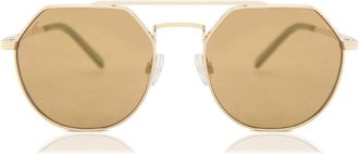 Serengeti Eyewear Shelby Polarized SS533003 Mens Sunglasses Gold Size 54