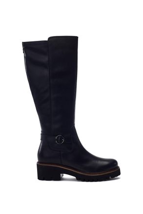 Moda in Pelle Moda in Pelle Womens Remina Black Boots Leather - Size EU 37