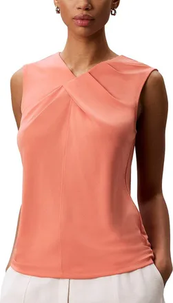 Calvin Klein Crepe Jersey Top