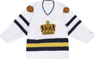 Aim&eacute; Leon Dore White Team Hockey Jersey