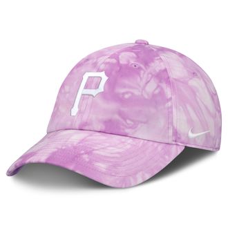 Nike Pittsburgh Pirates Club Nike Mens MLB Adjustable Hat in Pink | NB0110APTB-P5U