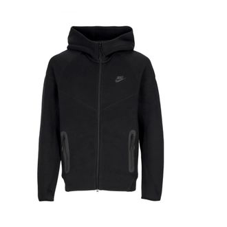 Nike Tech Fleece Zip Hoodie Zwart - Heren - Sportshirts - Zwart - XL - Katoen - Fitness