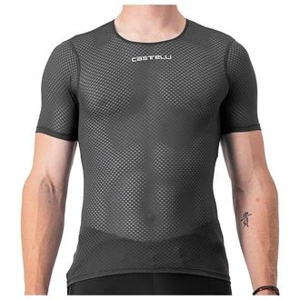 Castelli Pro Mesh 2.0 Short Sleeve Velounterhemd f&uuml;r Herren | grau