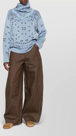 Alanui virgin wool crewneck sweatshirt