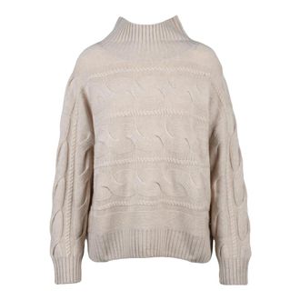 Max Mara Dames, Truien, Beige, Maat: XL Wol