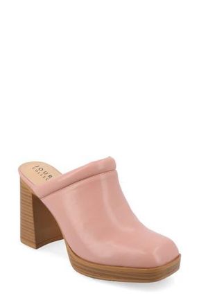 Journee Collection Izara Platform Mule in Rose at Nordstrom Rack, Size 7.5