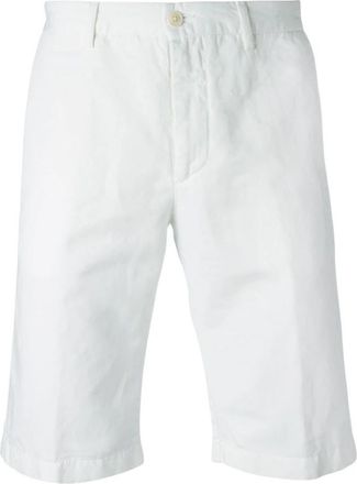 Etro Slim Cotone Shorts - Heren - Korte Broeken - Wit - XL - Katoen - Korte Broeken