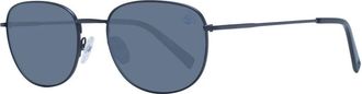 Timberland Zwarte Gepolariseerde Ovale Zonnebril Mannen - Heren - Zonnebrillen - Zwart - ONE Size - Accessoires