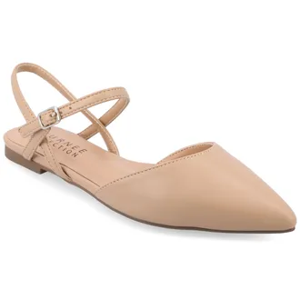 Journee Collection Women & apos;s SuperNatural Shades Martine Medium and Wide Width Flats