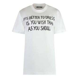 Moschino Donna, Top, Bianco, XS, new