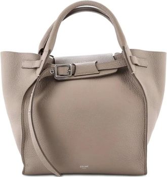 Celine Big Bag Grained Calfskin Small satchel - Bruin
