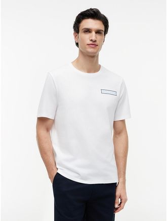 Tommy Hilfiger Mens Coastline Graphic T-Shirt - White - XXXL