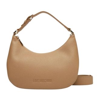 Love Moschino Dames, Tassen, Beige, Maat: ONE Size Leer