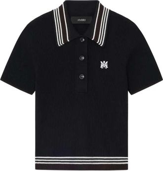Amiri Poloshirt mit Streifendetail