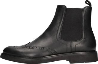Barracuda Beatles Enkellaarsjes - Heren - Chelseaboots - Zwart - 41 1/2 EU - Leer - Schoenen