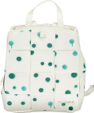 Desigual Mini Rugzak - Dames - Rugzakken - Wit - ONE Size - Polyester - Tassen