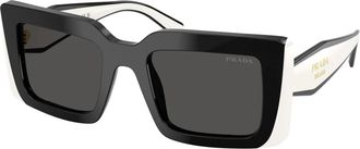 Prada PR D01S Zonnebril - Dames - Zonnebrillen - Zwart - 52 MM - Accessoires