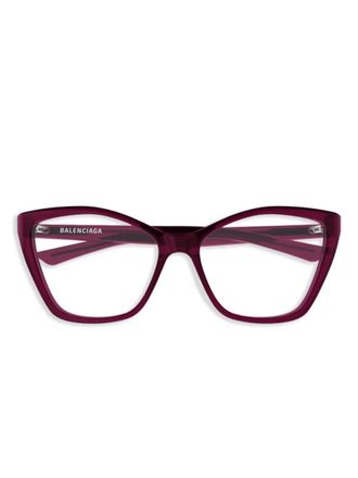 Balenciaga cat-eye glasses - unisex - Acetate - 62 - Purple