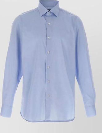 Finamore cotton long-sleeve shirt