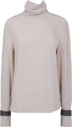 Brunello Cucinelli Mujer, Blusas y Camisas, Beige, Talla: M