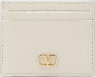 Valentino Garavani Portacarte di credito VLogo Signature Valentino Garavani in pelle a grana