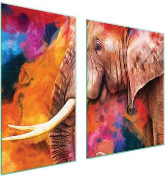 OEM Placa Protectora De Vidrio Para Estufa 90x52 Elefante