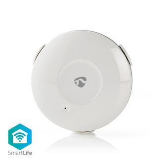 Nedis Detector De Agua Smartlife Wifi Funciona Con Pilas Ampliacion Incluida Max Duracion De La Bateria 24 Meses 50db Blanco
