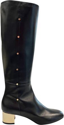 Borbonese Black Leather Women Womens Boot
