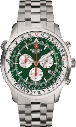 Swiss Alpine Military 7078.9134Sa Chronograph Watch - Heren - Horloges - Grijs - ONE Size - Accessoires