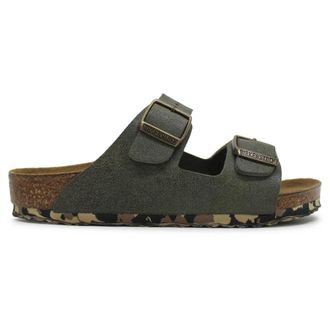 Birkenstock Arizona Kids Synthetic Kids Comfort Sandals - Sandwashed Green - Size:UK 13