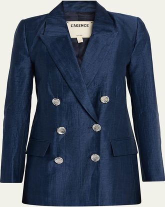 L'agence Cambrie Oversized Double-Breasted Blazer