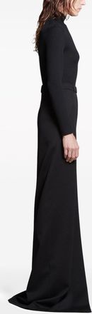 Balenciaga Tailored Floor-Length Skirt - Black