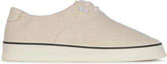 Ami Canvas Tennis Sneakers - Heren - Sneakers - Beige - 45 EU - Katoen - Schoenen