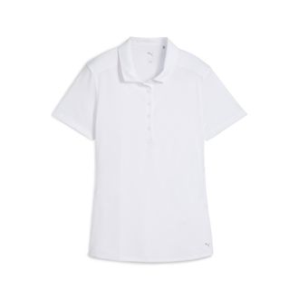 Puma Polo a maniche corte Pure 2.0 da donna, Abbigliamento, Bianco, XXL