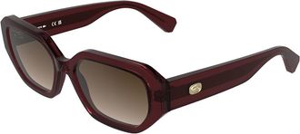 Lacoste L6091S 601 Womens Sunglasses Burgundy Size 55