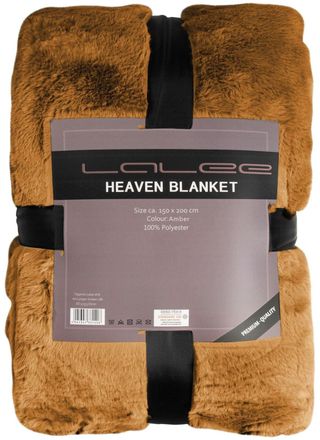 LALEE Hochwertige Kuscheldecke Heaven 150 x 200 cm, Amber