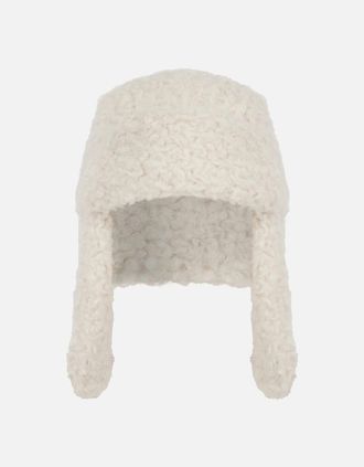 Nooki Design Womens BILLIE FAUX FUR TRAPPER NATURAL - White - Size: ONE