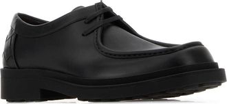 Bottega Veneta Mens Ben Flat Black Calf