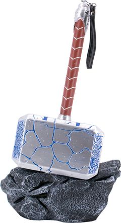 OEM Martillo S1062 Modelo De Martillo De Thor. R&eacute;plica No Oficial. El Martillo Es De Color N&iacute;quel, Con Efecto Roto Con Detalles En Azul. Hecho De Resina. 