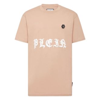 Philipp Plein Heren, Tops, Beige, Maat: 2XL Katoen
