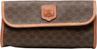 Celine Pre-owned Celine Macadam Coated Canvas Clutch Ladies DM96