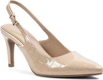 Rockport Jolie Slingback Pump in Light Natural at Nordstrom, Size 9.5