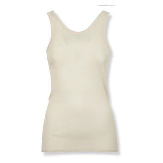 Christophe Lemaire Sleeveless Tops, female, White, Size: M Seamless Tank Top