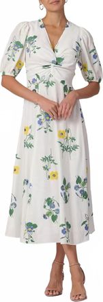 Shoshanna Dodge Dress In Optic Multi