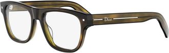 Dior LineO S1I Optisch Montuur - unisex - Accessoires - Groen - Maat: 53 MM