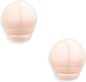 Lele Sadoughi Collector Faux Baroque Pearl Stud Earrings in Rose at Nordstrom